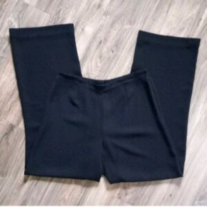 Nine & Co. Black Polyester Wide Leg Formal Dress Pants Womens Size 12